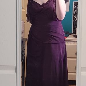 Beautiful vintage style purple prom dress